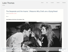 Tablet Screenshot of lukethomas.org